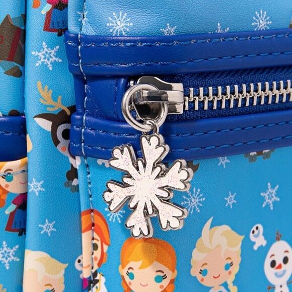 NWT RARE Disney Loungefly Frozen Characters Mini Bag Backpack - Picture 10 of 12